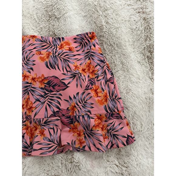 Tommy Bahama Women’s Golf Tennis Skort Size Large Stretch UPF 50 Pink Print - Picture 2 of 6